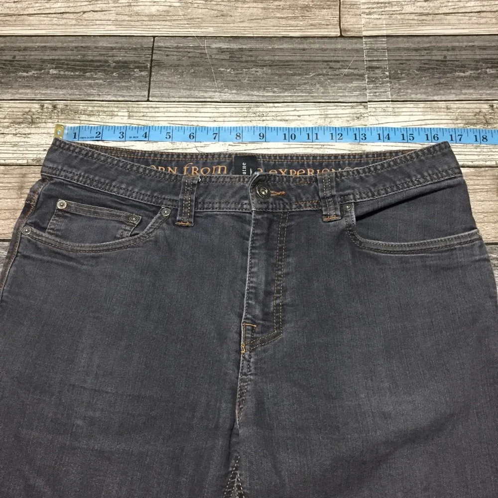 Prana Slim Fit Jeans Men’s 32x32 Gray Denim Stretch Casual (Read Desc) - Picture 4 of 11
